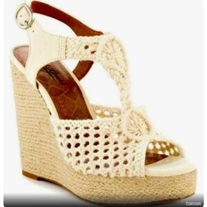 Pre loved lucky brand wedge sandals